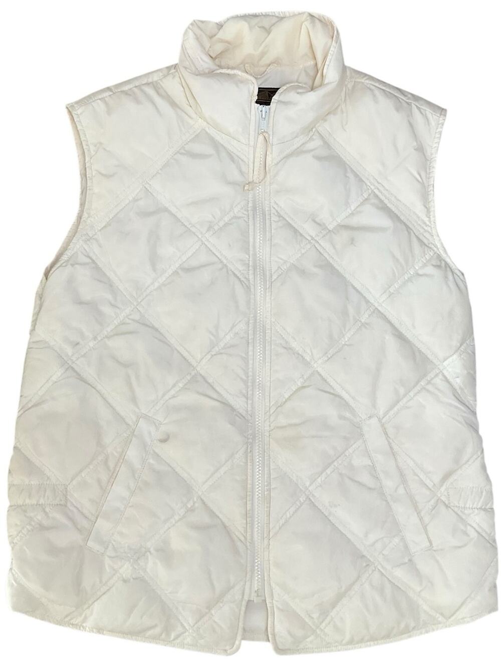 Eddie Bauer Women’s Quilted Puffer Goose Down Vest Size Large NEW
